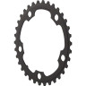 Звезда передняя SHIMANO Y-PART, для FC-RS500, 36T-MJ, черная, для 46-36T/52-36T Y1PR36000